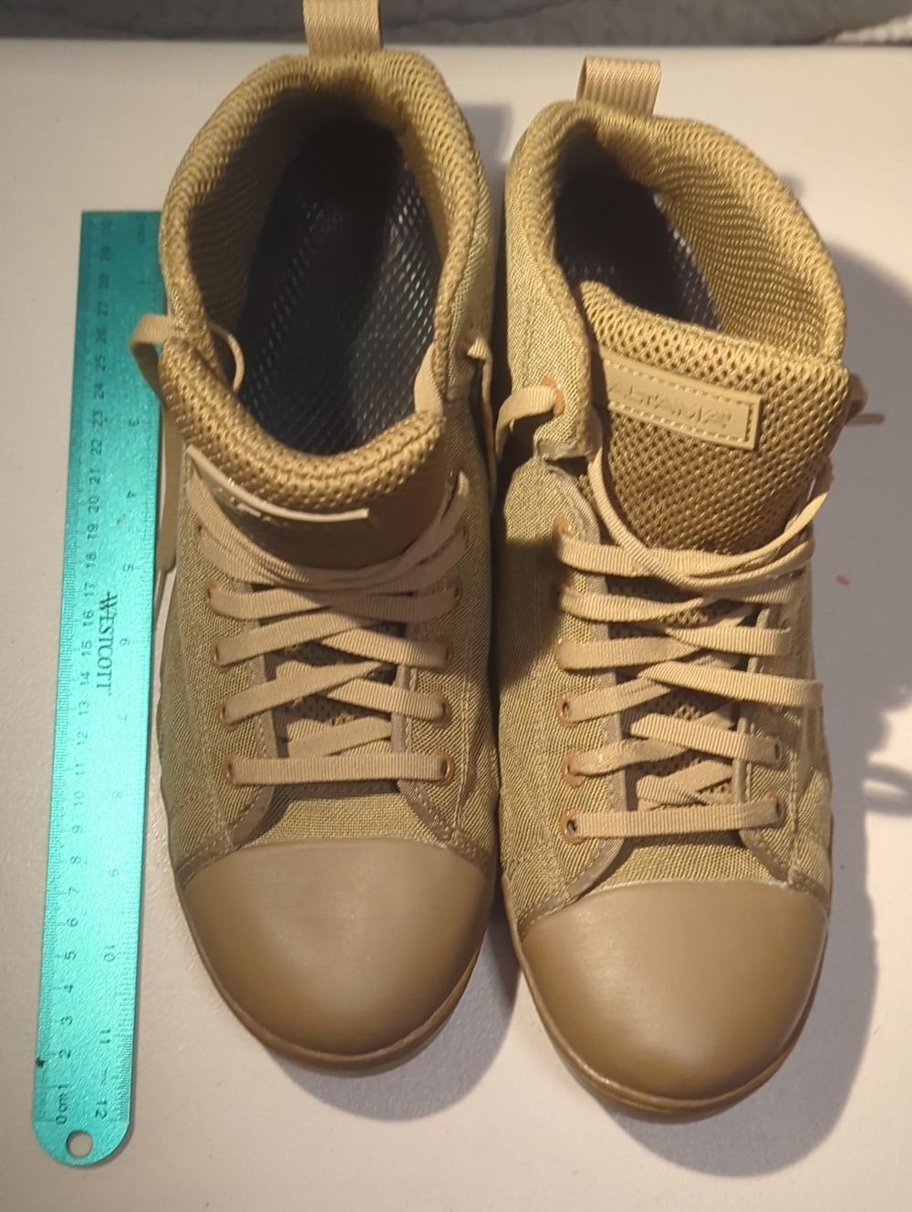 Altama Tactical Neutral Tan High-Top Canvas Sneakers